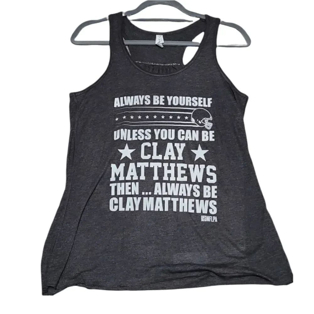 Graphic Clay Matthews racerback tank